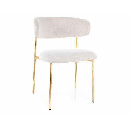 Jídelní židle ELTON RAVEN, Béžová 22/Zlatá Jídelní židle ELTON RAVEN, Béžová 22/Zlatá