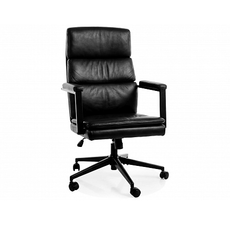 OTOČNÉ KŘESLO Q-090 ČERNÁ EKOKŮŽE