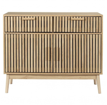 Komoda Klaus 2 zásuvky, 2 skříňky         přírodní
