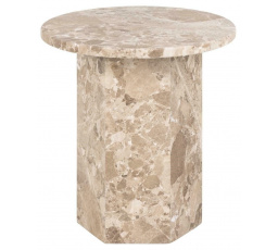 Stolek Naxos mramor hnědý