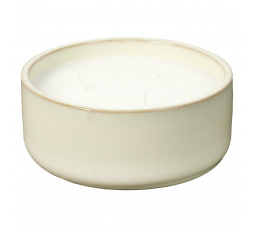 Svíčka Glaze XL v bílé keramice