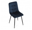 Jídelní židle, modrá, sametová látka, CT-281 BLUE4