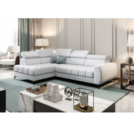 Rohová sedací souprava PORTO MINI 170X255 cm - modrá , levá