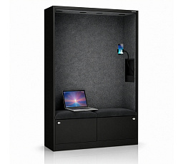 Sally 1150mm korpus Černý - sedák Tmavě šedý