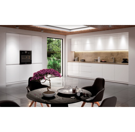 Kuchyňská linka 240 cm - ASPEN bílý lesk