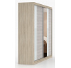 Šatní skříň MULTI 32 - 233 cm, Dub Sonoma/Kathult