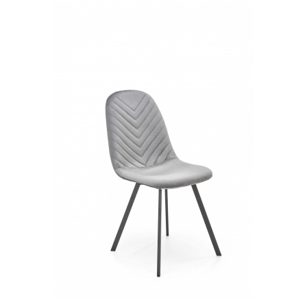 Jídelní židle K462, šedý Velvet Jídelní židle K462, šedý Velvet