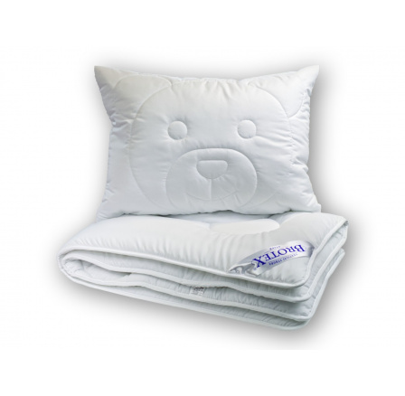 Letní dětský set Medvídek - peřinka a polštářek do postýlky