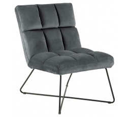 Křeslo Alba VIC tmavě šedé 28