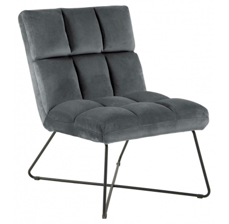 Křeslo Alba VIC tmavě šedé 28