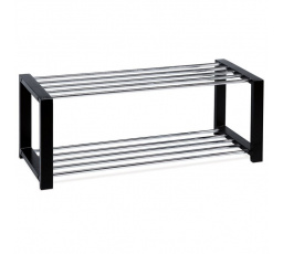 Botník, masiv, černá, 83168-11 BK