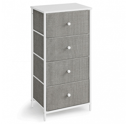 Komoda 45x30x92cm, mdf, šedá, AUK-E1031 GREY Komoda 45x30x92cm, mdf, šedá, AUK-E1031 GREY
