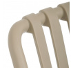 Zahradní židle plast, béžová, CT-X7029 CAP