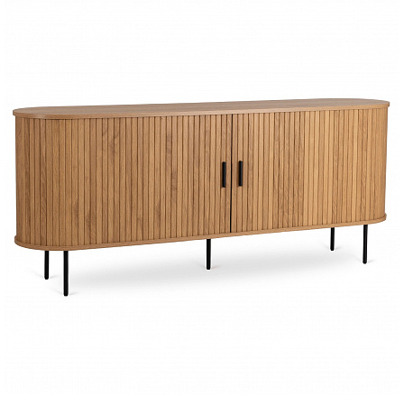 Komoda TRISH 180 cm Dvoudveřová Posuvná Dub