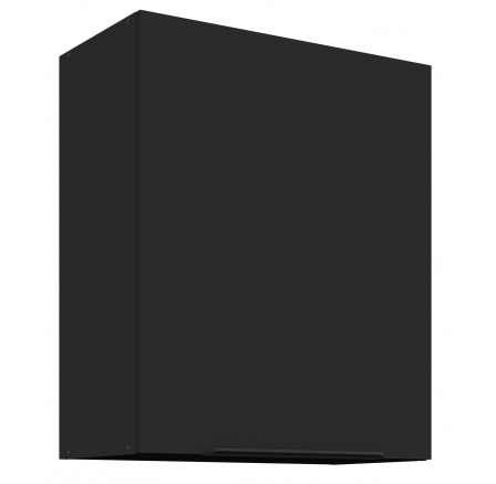 Horní skřínka SIENA - 60 G-72 1F, Černá mat/Černá mat Horní skřínka SIENA - 60 G-72 1F, Černá mat/Černá mat