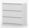 Komoda SOLO - 3S, Bílý Mat
