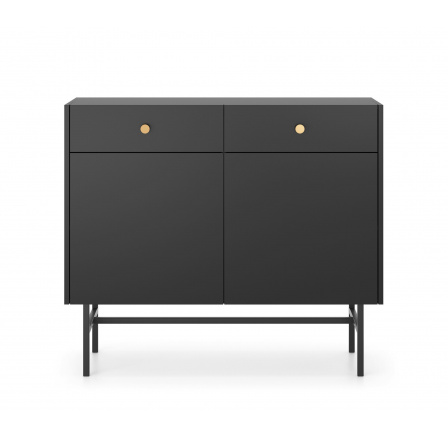 Komoda DIVA 2D2SZ černá Komoda DIVA 2D2SZ černá