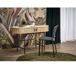 Psací stůl B51, přírodní / černý