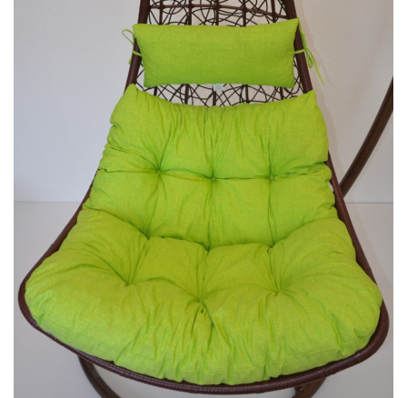 Polstr na závěsnou houpačku Margarita - látka světle zelený melír Polstr na závěsnou houpačku Margarita - látka světle zelený melír