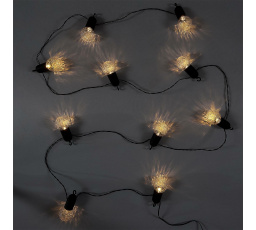 Girlanda s průhlednými žárovkami 10 LED