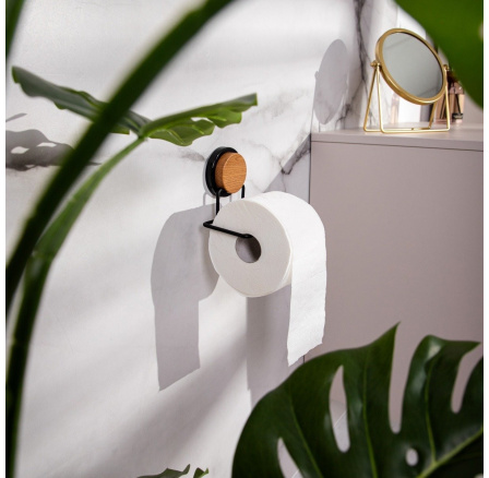 Držák na toaletní papír BAIL s přísavkou 10x5x13 cm 719554