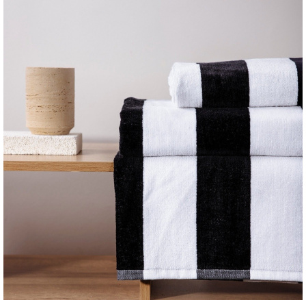 Ručník LAWENA černobílé pruhy 50x90 cm 733314 Ručník LAWENA černobílé pruhy 50x90 cm 733314