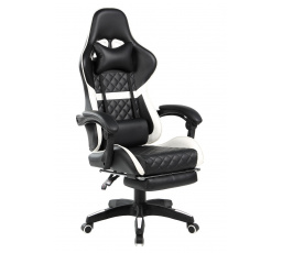 Herní otočné křeslo černo-bílé FB19-FX