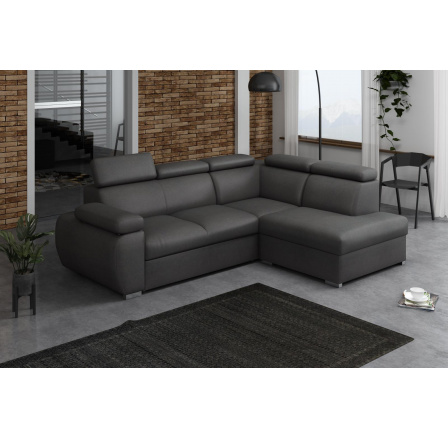 Rohová sedací soustava Bodie IV pravá tmavě šedá Rohová sedací soustava Bodie IV pravá tmavě šedá