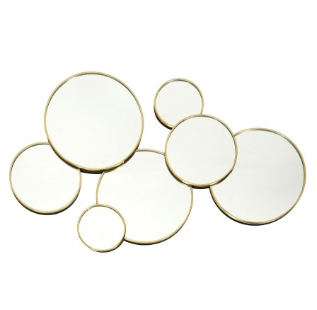 Dekorace Aindar z kulatých zrcadel