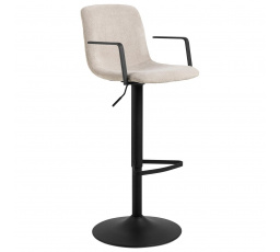 Barová židle Pablo béžová/černá Caso 3
