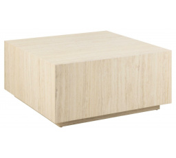 Konferenční stolek Dice 90x90cm travertin