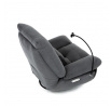 Polohovací křeslo, elektrické zabudované ovládání, šedá, látka, TV-7089 GREY2
