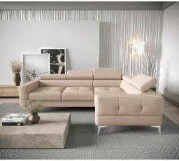 Rohová sedací souprava TOSCANIA 250x180 - pravá, béžová