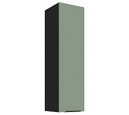 Horní skříňka ARIA - 30 G-108 1F, Černá/Aquamarine