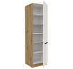 Kuchyňská skříň ARIA - 60 DK-210 2F, Dub Artisan/Bílá Crystal AFM - (ANTI-Fingerprint)