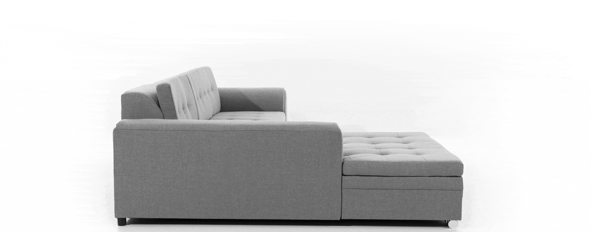 Rohová sedací souprava SORENTO, Berlin 01/Soft 17, levá