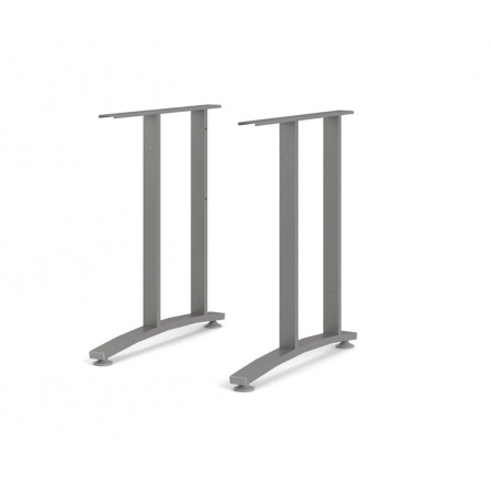 Ukončovací nohy stolu Office 437 silver grey Ukončovací nohy stolu Office 437 silver grey