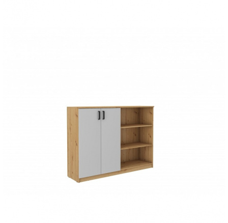 Komoda MATYLDA 850, Světle šedá/dub artisan Komoda MATYLDA 850, Světle šedá/dub artisan