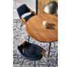 Jídelní stůl BARRY, ořech/černá