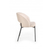 Jídelní židle K373, Béžová/Černá