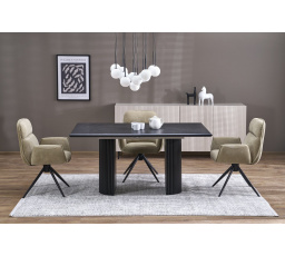 Jídelní stůl BOLERO, přírodní dub/černá