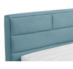 Čalouněná postel KATE FUTON 140x200, modrá