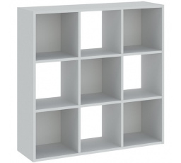 Regál CATCHY 9P, Bílá