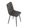 Jídelní židle, černá, látka vintage, CT-281 BK3