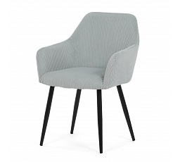 Jídelní židle, modrá, manšestrová látka, DCH-V4009 BLUE6