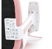 Kancelářská židle, houpací mechanismus, růžová, KA-K2031 PINK