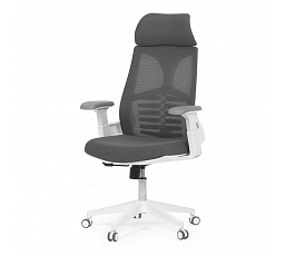 Kancelářská židle, houpací mechanismus, bílá, KA-S247 WT