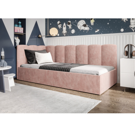 Postel SIMBA - růžová - T61, Levá strana