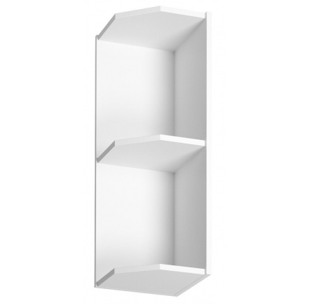 Kuchyňská horní skřínka PROWANSJA G25PZ - Levá, Bílá