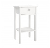 Noční stolek REAL 684, Bílá